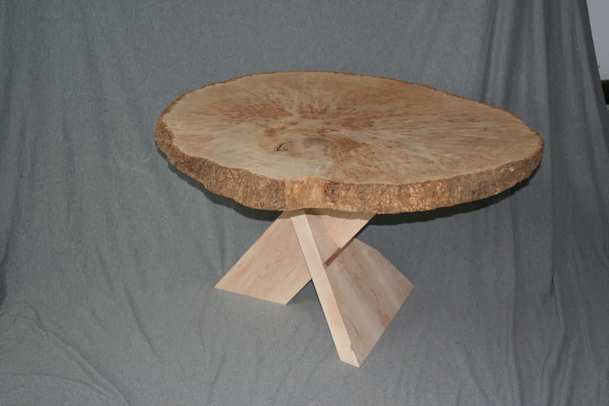 maple burl table top